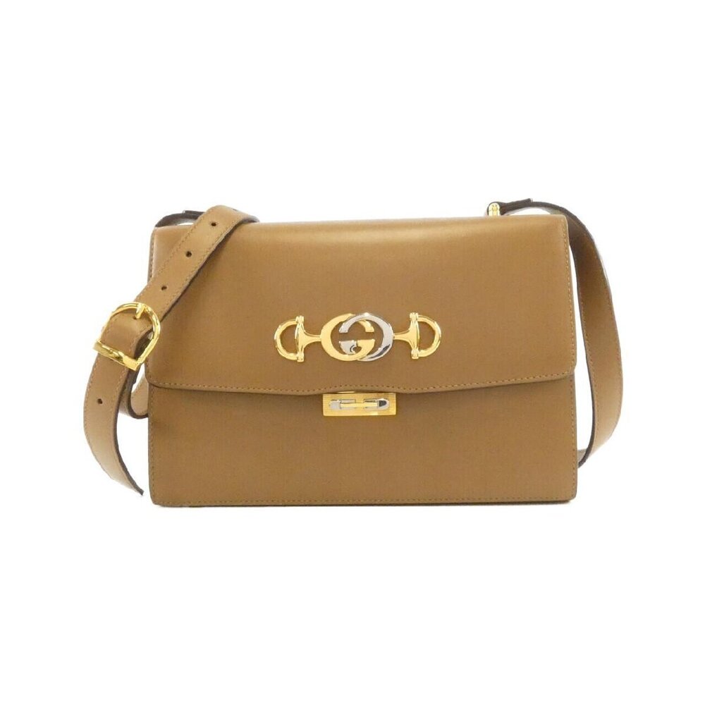 Gucci Zumi Shoulder Bag Brown